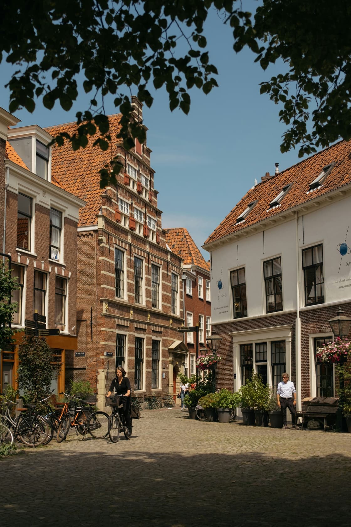 Characteristic Leiden townhouses